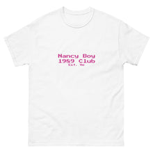 Carica l'immagine nel visualizzatore di Gallery, Nancy Boy 1989 Est. Ve Club Men's Heavyweight Tee Pink Label