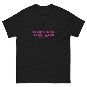 Nancy Boy 1989 Est. Ve Club Men's Heavyweight Tee Pink Label